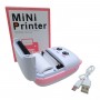Портативний термопринтер "Mini Printer" (рожевий) Вид 2 (MiC)