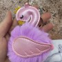 Брелок-пушистик "Фламинго" фиолетовый, 10 см (MiC)