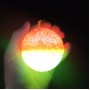 Мячик массажный со светом "Сахар" (7 см) (MiC)