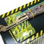 Деревянный игровой набор "Автомат резинкострел: AK Gold" (Сувенир-Декор)
