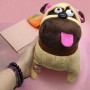 Мягкая игрушка со звуком "Тайная жизнь домашних животных: Мопс Мэл", 25 см (Копиця)