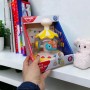 Дитяча іграшка "Дзига: Push & Tumble Toy", з кульками (рожева) (HUANGER)