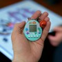 Электронная игра-брелок "Тамагочи: Pet Egg Game" (мятная) (MiC)