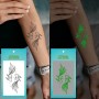 Временные тату-перебивки неоновые "Рыбки" (Tattooshka)