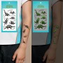 Временные тату-перебивки неоновые "Динозавры" (Tattooshka)