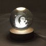 Ночник-светильник "Космонавт на Луне", 8 см (MiC)