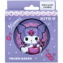 Бейдж на липучке "Sanrio. Куроми", 7,5 см (Kite)