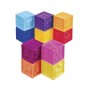 Розвиваючі силіконові кубики, 10 кубиків, у сумочці (Battat)