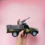Пікап на радіокеруванні "Військовий" (зелений) (858 Toys)
