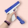 Водний пістолет "Water gun", 22 см, синій (MiC)