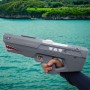 Водный бластер на аккумуляторе "Акула", 42 см, серый (LD)
