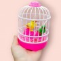 Игрушка на батарейках "Птички в клетке" (розовый), вид 4 (MiC)