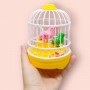 Игрушка на батарейках "Птички в клетке" (желтый), вид 4 (MiC)