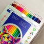 Набор цветных карандашей "Цветные мазки" 24цв (33324) (MiC)