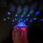 Брелок "НЛО", диско-куля, зі світлом (синій) (MiC)