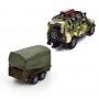 Игровой набор – Land Rover Defender Mилитари (с прицепом) (TechnoDrive)