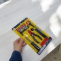 Набор инструментов "Tools" (пилка, уровень, отвертка, болтик) (Jinkaixuan Toys)