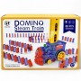 Потяг "Domino steam train" (підсвічування, парогенератор, викладає доміно) (Bei Yu Toys)