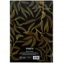 Книга записна А4 Waves 96арк., кліт., чорна (Axent)