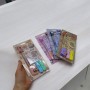 Набор канцелярских принадлежностей "Капибара" (блокнот, ручка, маркер - 2 шт, скотч - 2 шт, диспенсер) - желтый (MiC)