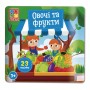 Набір для творчості з наліпками "Овочі і фруктиі" (Vladi Toys)