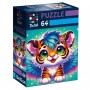 Пазли "De.tail. Крилате тигреня" 64 деталі (Vladi Toys)