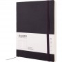 Книга записная. Partner Soft L, 190*250, 96л, кл, черная (Axent)