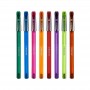 Ручка шариковая Trio Neon DC, синя (UNIMAX)