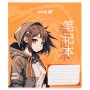 Зошит 18 арк., кл., гібр. лак + УФ лак, Kite Anime (Kite)