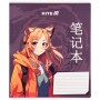 Зошит 18 арк., кл., гібр. лак + УФ лак, Kite Anime (Kite)
