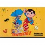 Тетрадь для рисования, 12 л., скоба, софт тач + УФ лак, DC (Kite)