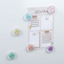 Набір магнітів 30 мм, 6 шт., Pastelini (Axent)