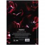 Книга записная твердая обл. А5, 96 л., клет., Maroon fleur (Axent)