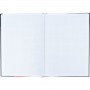 Книга записная А4 Colors 80 л., кл., красная (Axent)