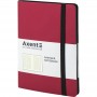 Книга записная Partner Soft, 125*195, 96 л, кл, красная (Axent)