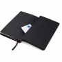 Книга записная Partner Soft, 125*195, 96 л, кл, красная (Axent)