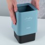 Настільний контейнер для сміття, квадратний, блакитний (Axent)