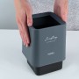 Настільний контейнер для сміття, квадратний, сірий (Axent)