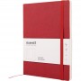 Книга записная. Partner Soft L, 190*250,, 96л, кл, красная (Axent)