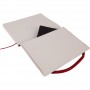 Книга записная. Partner Soft L, 190*250,, 96л, кл, красная (Axent)