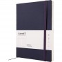 Книга записная. Partner Soft L, 190*250, 96л, кл, синяя (Axent)