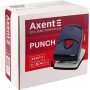Діркопробивач Exakt-2 металевий, 40арк, червоний (Axent)