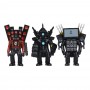 Набір колекційних фігурок Titan 3-Pack, арт. 13003 (Skibidi Toilet)