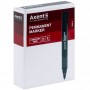 Маркер Permanent Comfort Grip 2542-A, 2 мм круглий чорний (Axent)