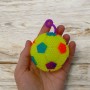 Сяюча пищалка М'ячик кольоровий 7,5 см МІКС (MiC)