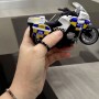Мотоцикл "Полиция", металлопластик, звук, инерция, подсветка (CHENGMEI TOYS)