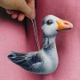 Мягкая подарочная игрушка "Гусь" 20 х 20 см (InkaToys)