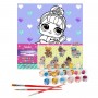 Картина по номерам с красками металлик "L.O.L. Surprise! TroopSurprise Crystal Queen With Crystal Bunny" 40х40 см (Ідейка)