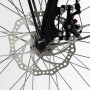 Велосипед міський Corso «Polaris» 26`` PS-12833 + КОШИК СИНІЙ сталева рама 16.5``, Shimano 7 швидкостей, корзина, багажник (Corso)