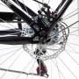 Велосипед міський Corso «Polaris» 26`` PS-36620 + КОШИК БАКЛАЖАНОВИЙ, сталева рама 16.5``, Shimano 7 швидкостей, корзина, багажник (Corso)